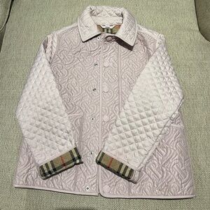 Girls burberry jacket.